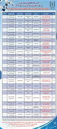 لیست برنامه کارگاه های حوزه فناوری دانشگاه علوم پزشکی تبریز در سال 1398