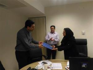 مراسم تودیع و معارفه رئیس اداره آموزش 