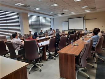 جلسه بررسی چالشها و ایجاد هماهنگی برای برگزاری حضوری کلاسهای ترم جدید 