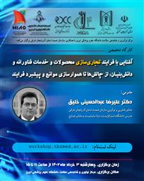 فراخوان کارگاه " آشنایی با فرآیند تجاری سازی محصولات و خدمات فناورانه و دانش بنیان: از چالش ها تا هموارسازی موانع و پیشبرد فرآیند "